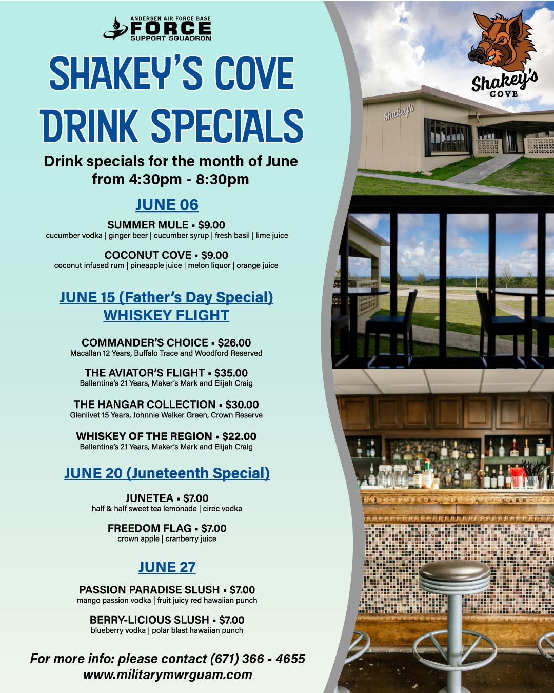 June 2025 Drink Specials